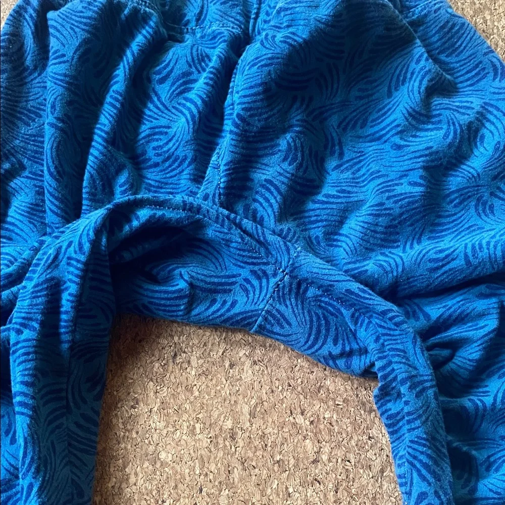 Pact Vibrant Blue Organic Cotton Cropped Leggings - Picture 6 of 6